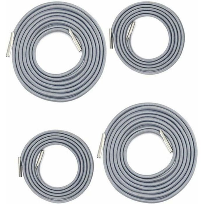 Elastische Seile Für Liegestühle – 4er-pack – 2 X 2,2 M, 2 X 1,4 M – Dunkelgrau