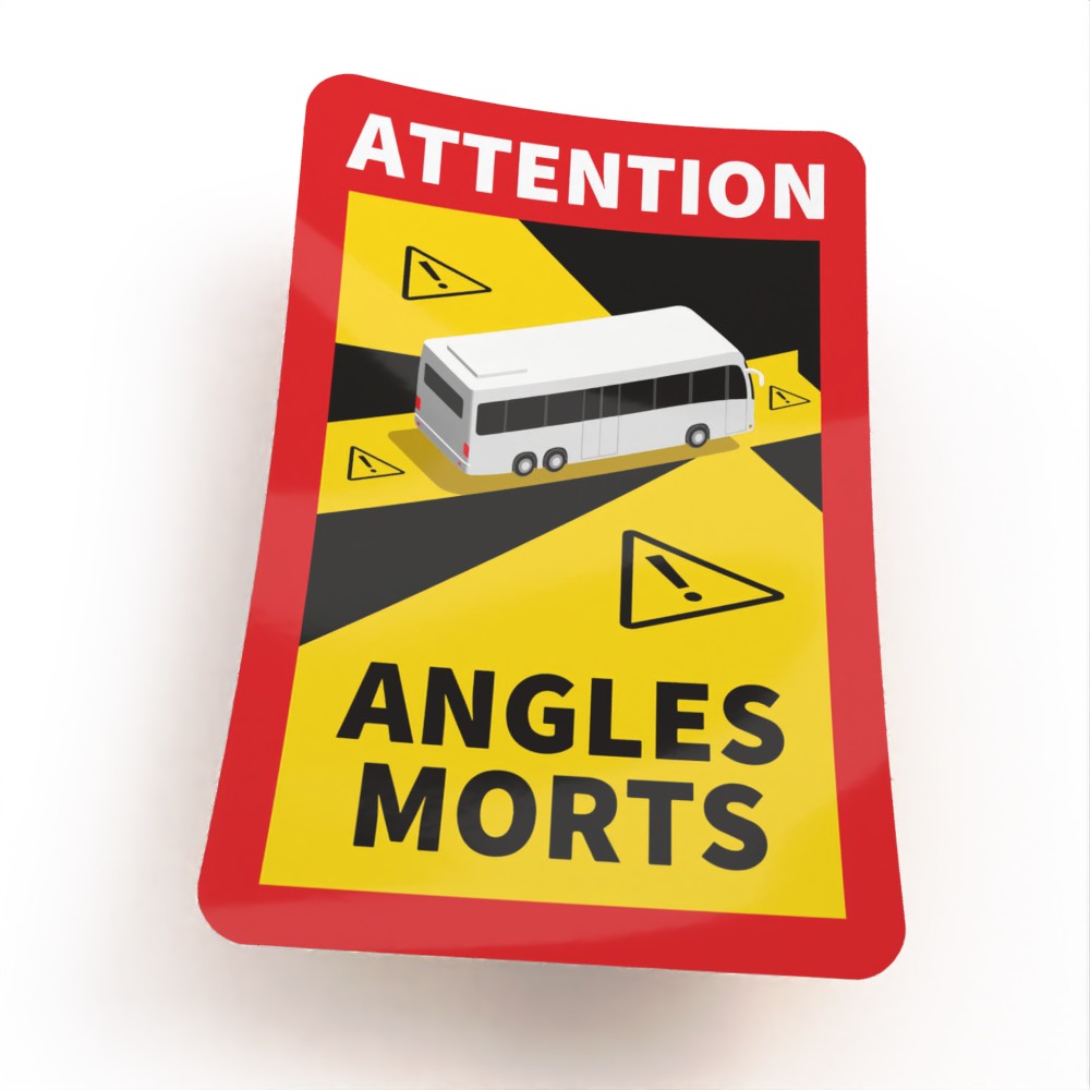 Informationsaufkleber – Angles Morts Bus