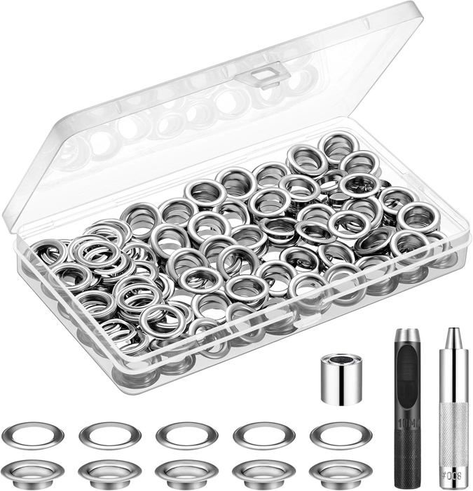 120-teiliges Set Wasserdichter Planenösen, Ösen Mit 12 Mm Durchmesser