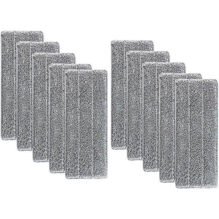 10er-pack Mikrofaser-wischmoppbezüge, Geeignet Für Bodenwischer, Ersatzbezüge Und Wischmoppköpfe