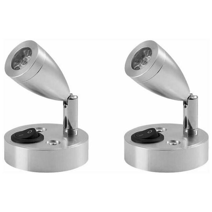 C-12v Led-scheinwerfer/leseleuchte, 2er-pack Wohnmobil-innenbeleuchtung, 3w Led-leseleuchte Für Wohnmobile