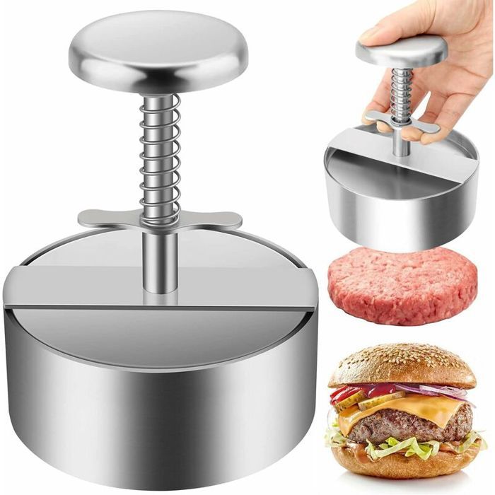 Hamburgerform – Edelstahl 304 – Verstellbar – Einfache Handhabung – Langlebig