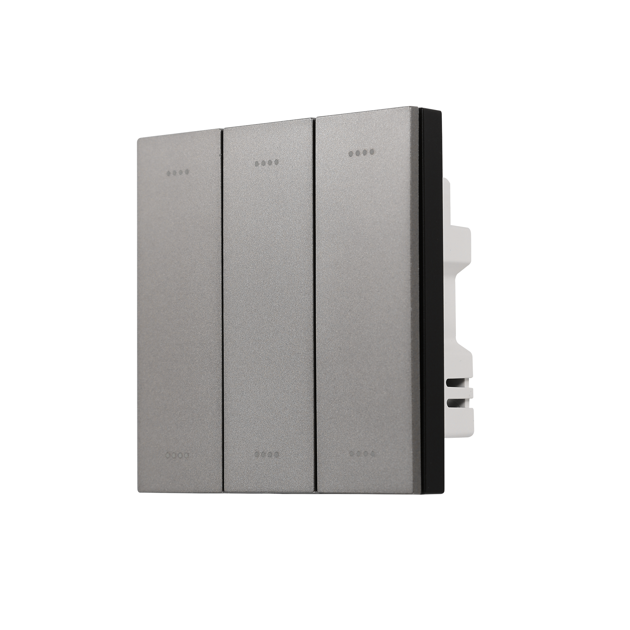 Tuya Zigbee Dreifachschalter, Mattgrau