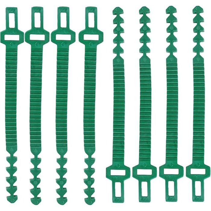 8 Verstellbare Pflanzenbänder, 24 Cm, Garten