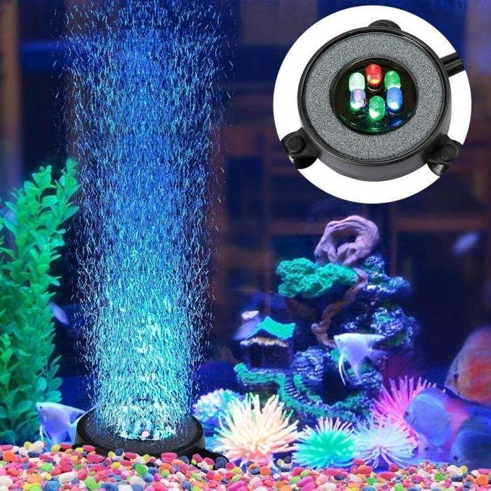 6 Led-aquarienleuchten – Delaman – Farbige, Wasserdichte Leuchten – Kunststoff + Silikon – Für Kaltwasserfische