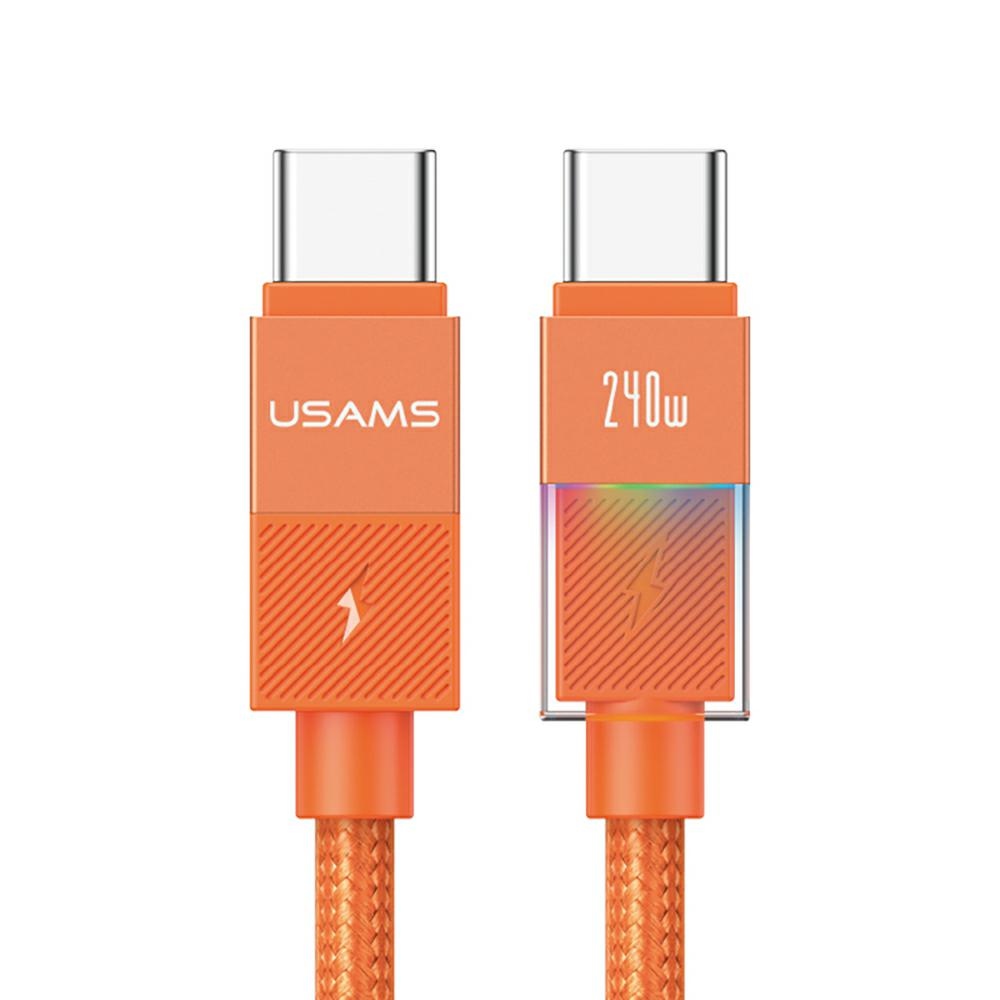 Usams U93 240w Usb-c-zu-usb-c-kabel 1,2 M Orange