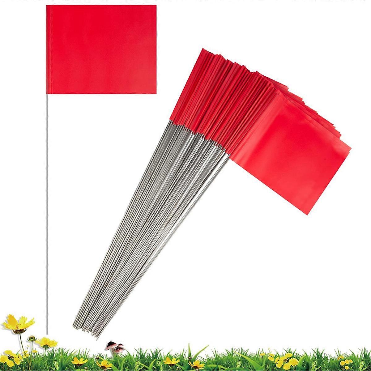 50 Stück Markierungsfähnchen, Gartenfähnchen 38 X 10 X 13 Cm, Markierungsfähnchen, Rasenmarkierungsfähnchen, Bewässerungsfähnchen, Lan