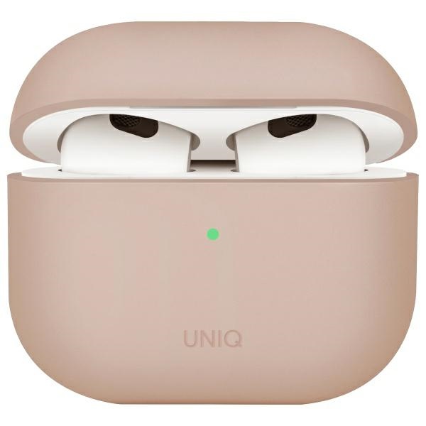 Uniq Lino Airpods 4 Silikonhülle Rosa/rosa Blush