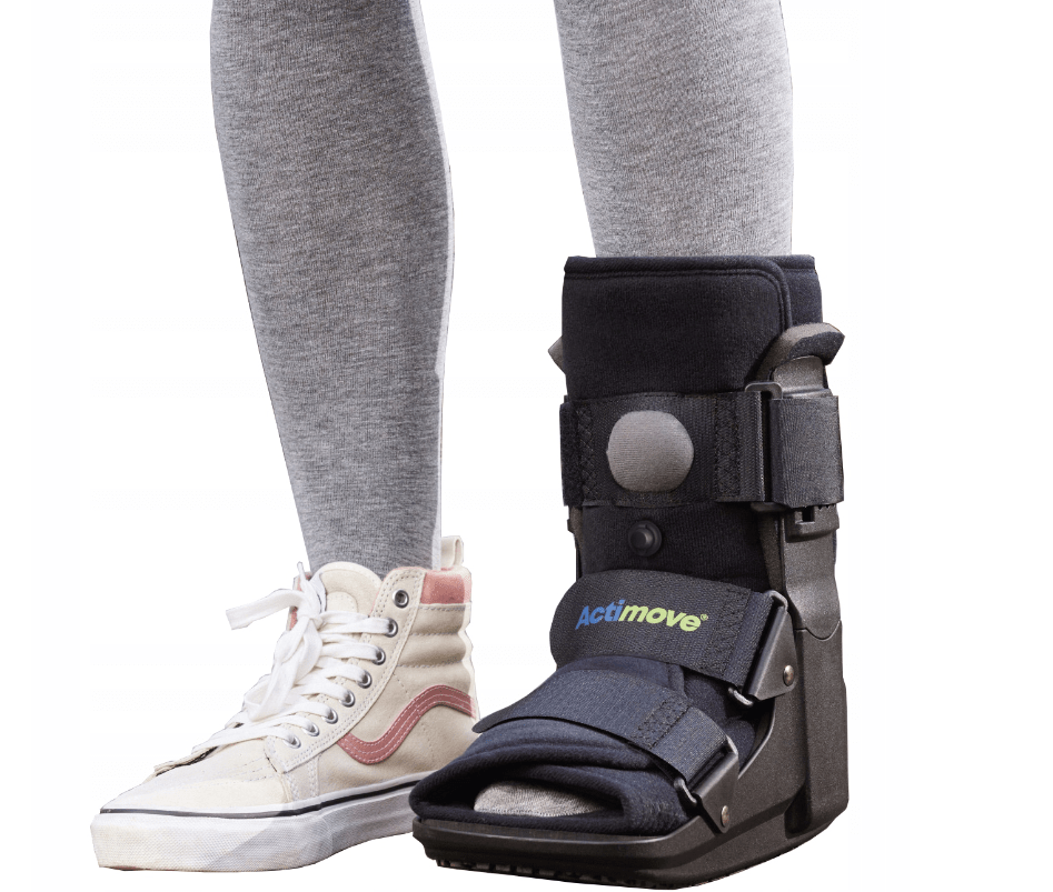 '++actimove Pro Schienbein- Und Fußorthese Low Offene Zehen Größe L Schwarz (7627253) (k=16)