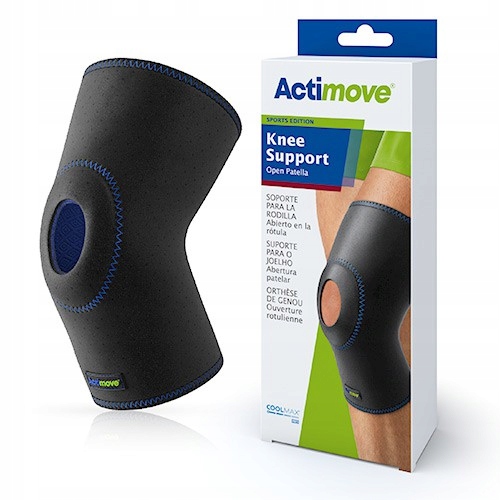 Actimove Se Knieorthese Mit Freiliegender Kniescheibe, Größe M, Schwarz (7558521) (k=12)