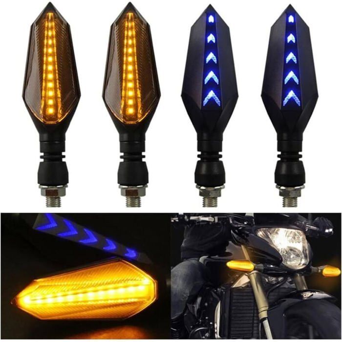 Sequentielle Led-blinker Für Motorräder, 12v Wasserdicht, Universell Einsetzbar