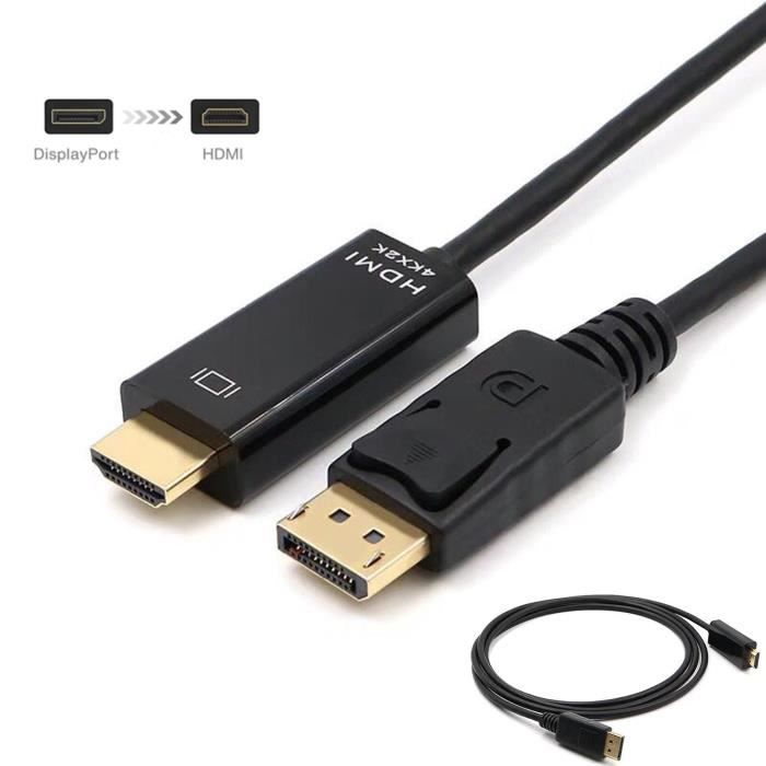 Zamus Hdmi-zu-hdmi-kabel – 4k 30 Hz – 1,8 M – Schwarz – Stecker