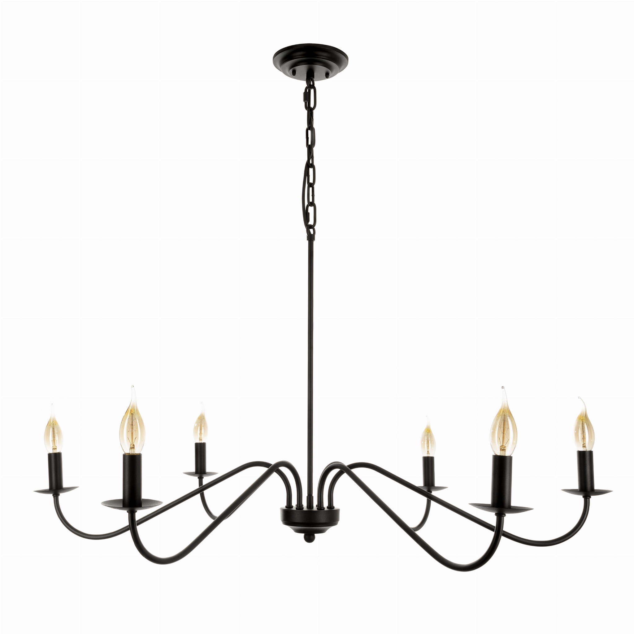 Posh Kronleuchter Schwarz
