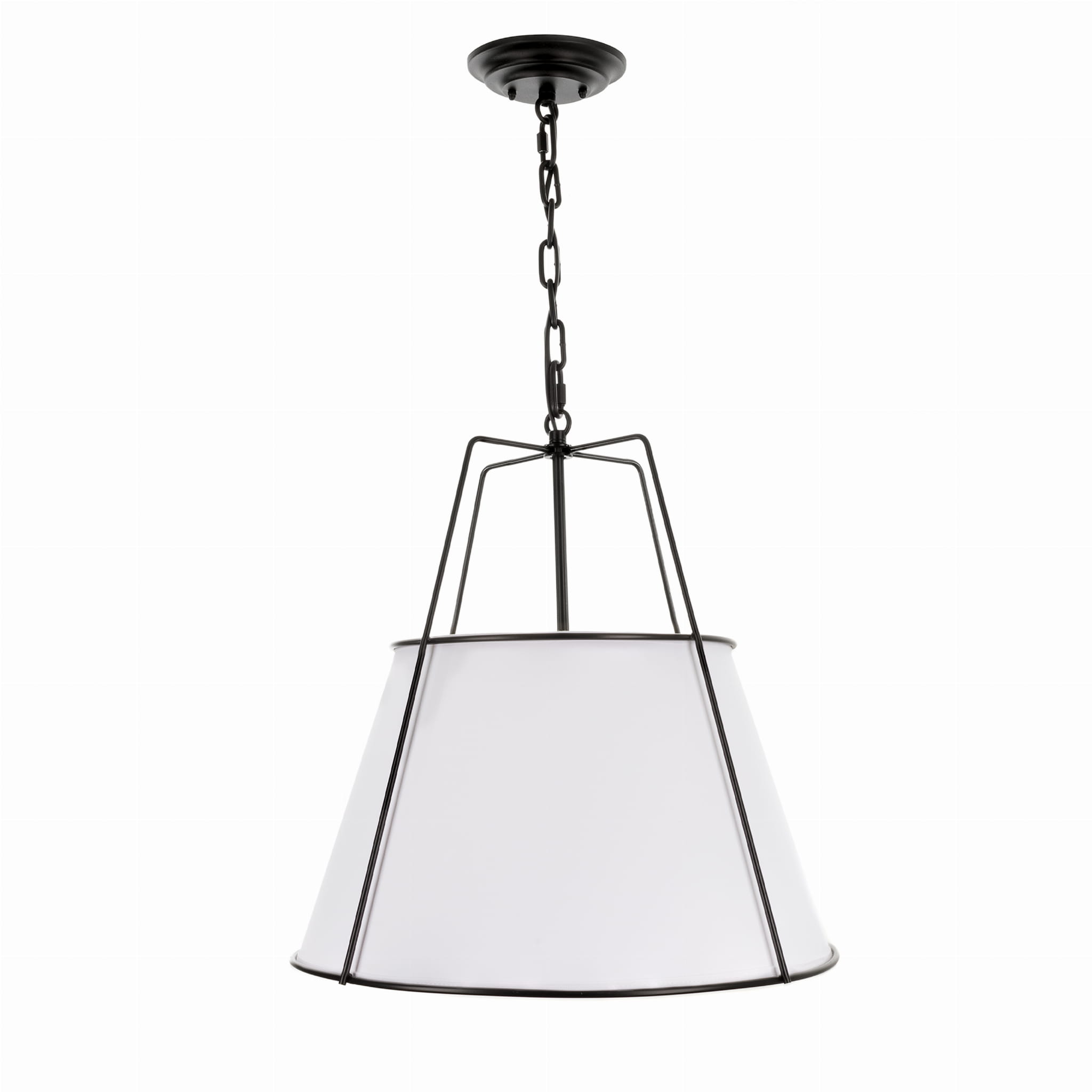 Amber Schwarze Leinenlampe