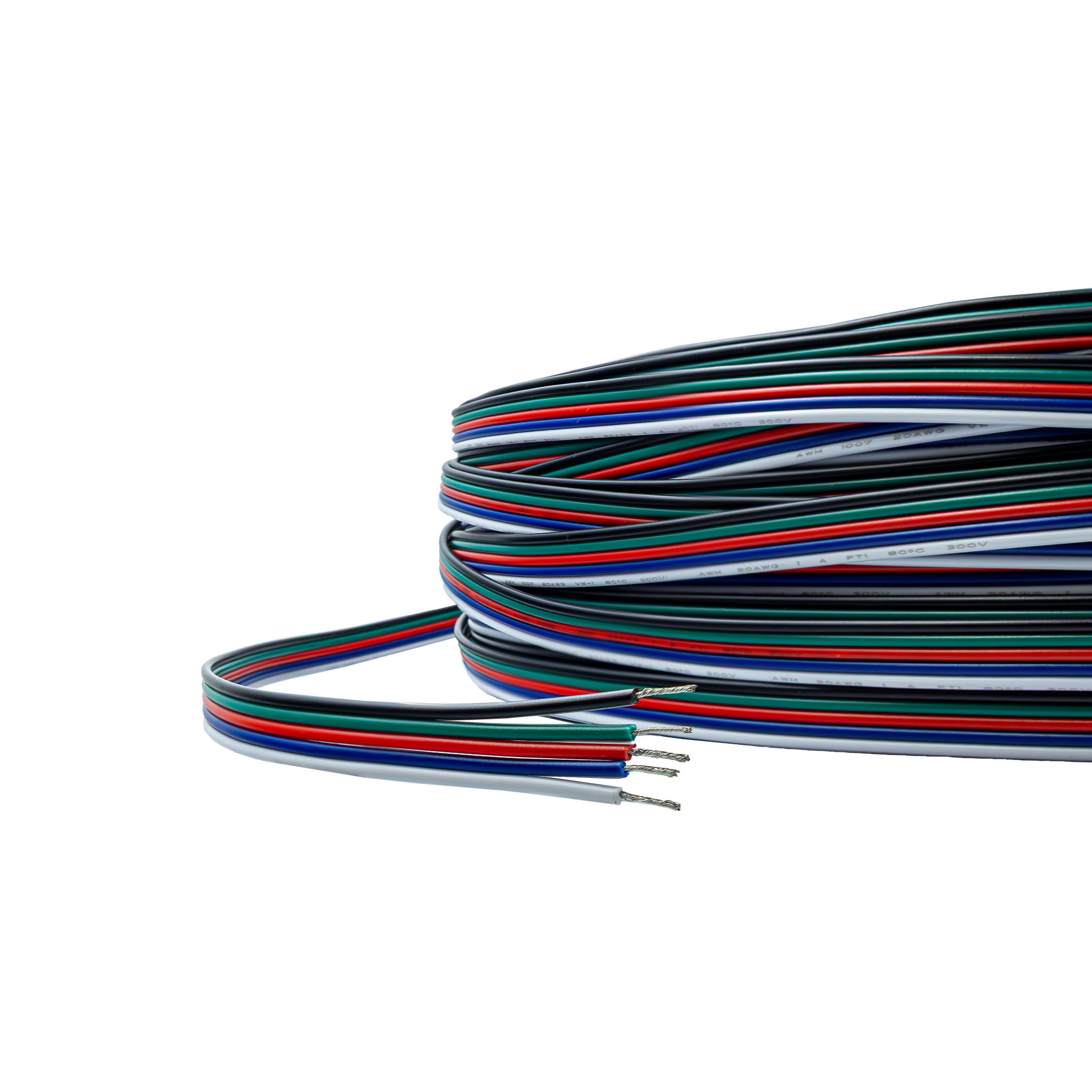 Elektrisches Kabel Für Rgbcct-led-streifen, 5-adrig, 20 Awg, 5p