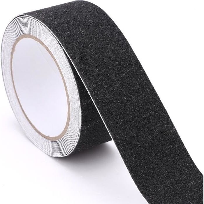 20 Meter Schwarzes Antirutschband, 50 Mm Breit, Selbstklebendes Sicherheitsband