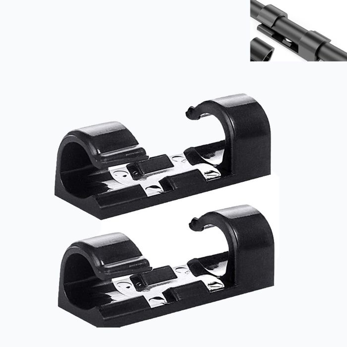 20er-pack Kabelclips, Selbstklebende Kabelbinder, Kabelorganisatoren, Selbstklebende Kabelklemmen