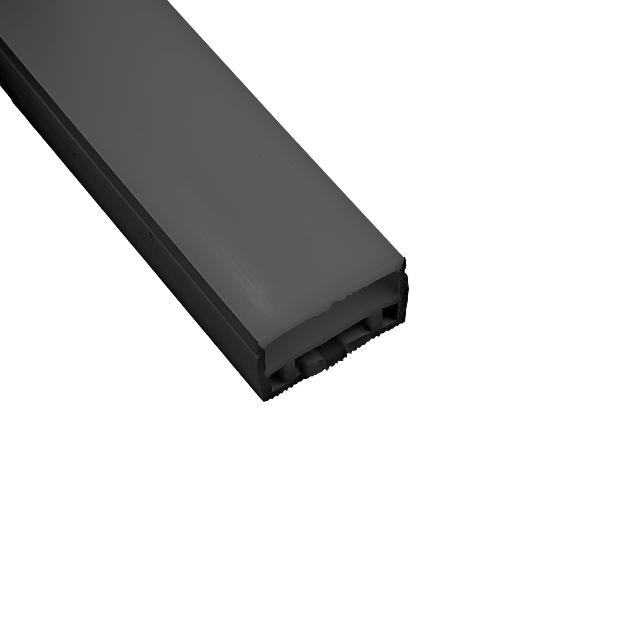 Flexibles Led-silikonprofil Schwarz 30x20mm