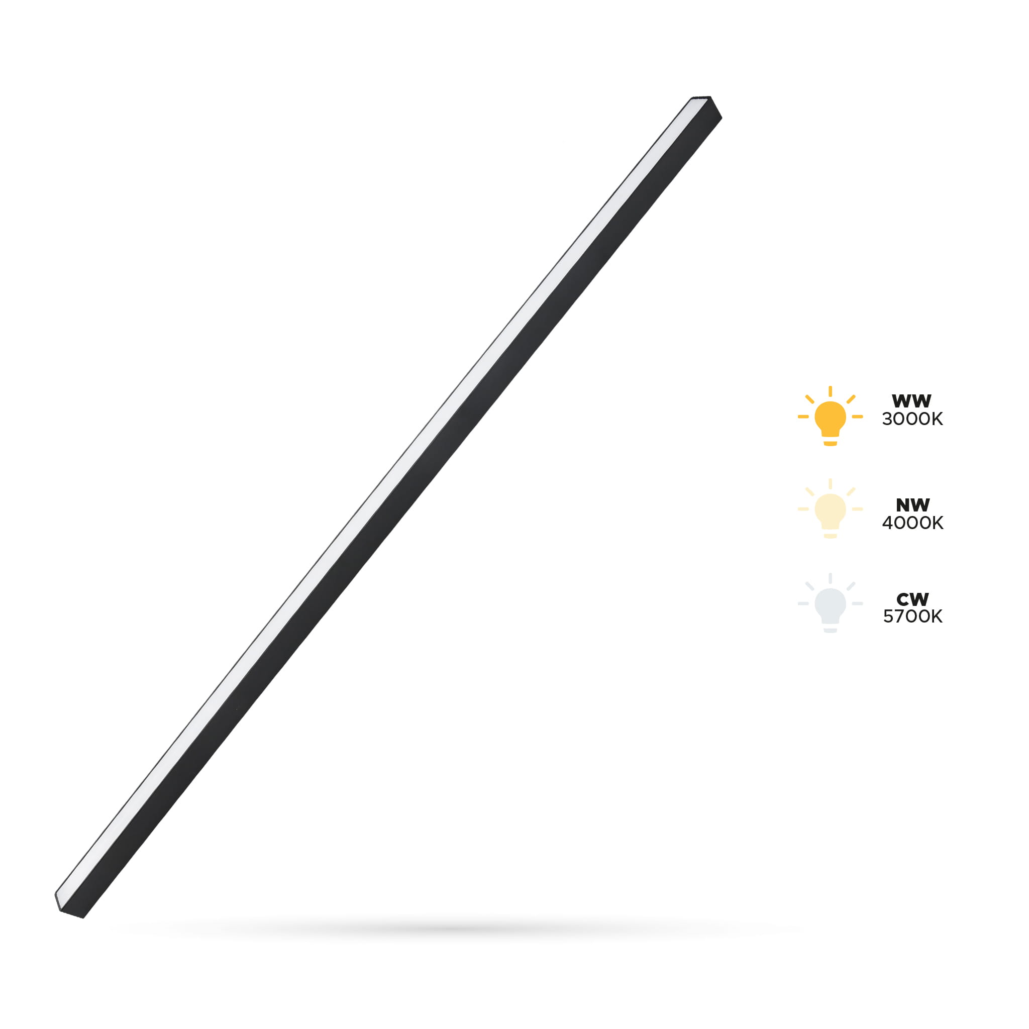 30-w-flutlichtstrahler F30 Für Slim Track- Und Fiberflex-schienen, 48 V Dc, 3 Farbtemperaturen (3000 K, 4000 K, 5700 K)