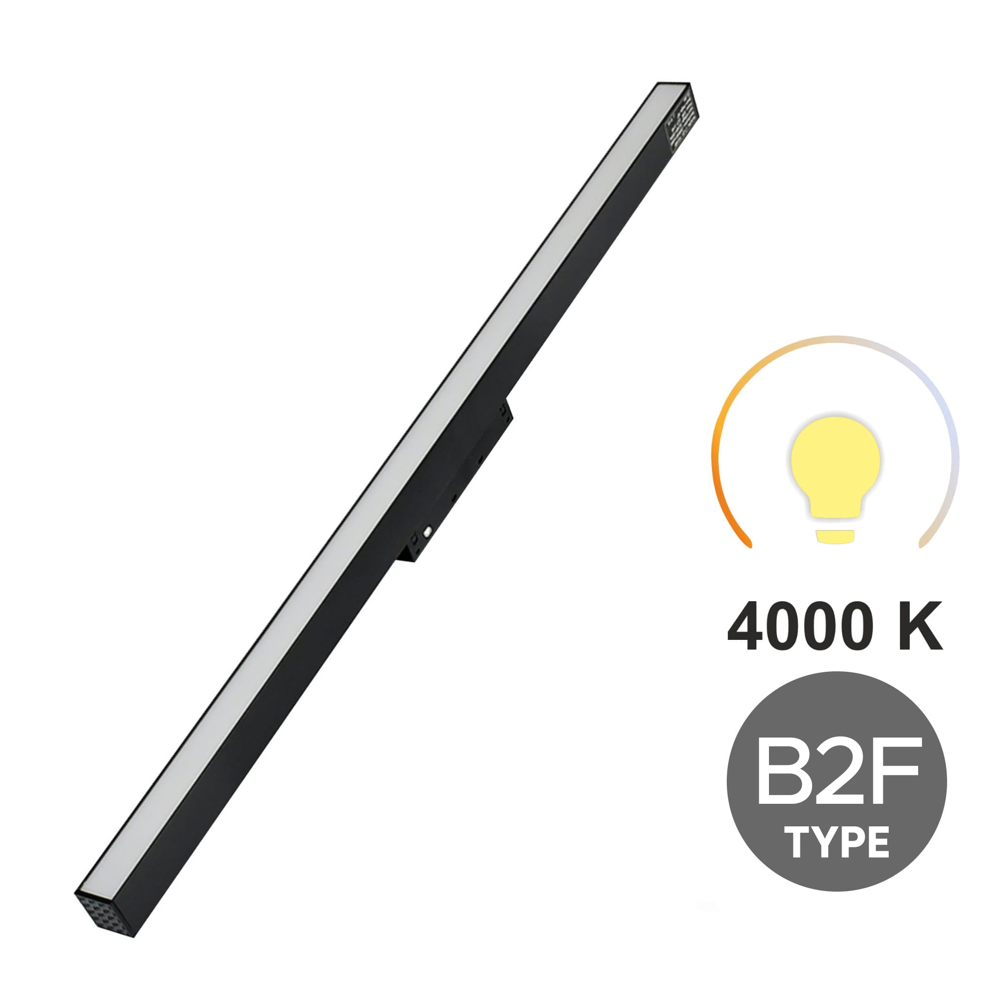 Flutlicht-linearstrahler 20 W 4000 K Neutralleiter Typ B2f Für Smart Track Magnetschienen 48 V Dc