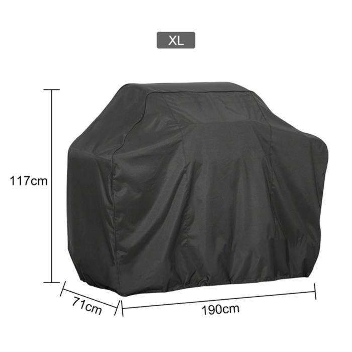 Grillabdeckung, Wasserdicht, Staubdicht Und Regendicht - 190 X 71 X 117 Cm (extra Groß)