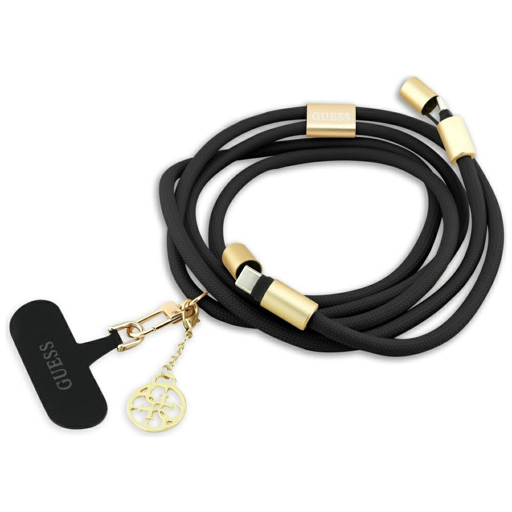 Guess Cbdy 4g Charm Usb-c/usb-c Kabel 150cm Schwarz