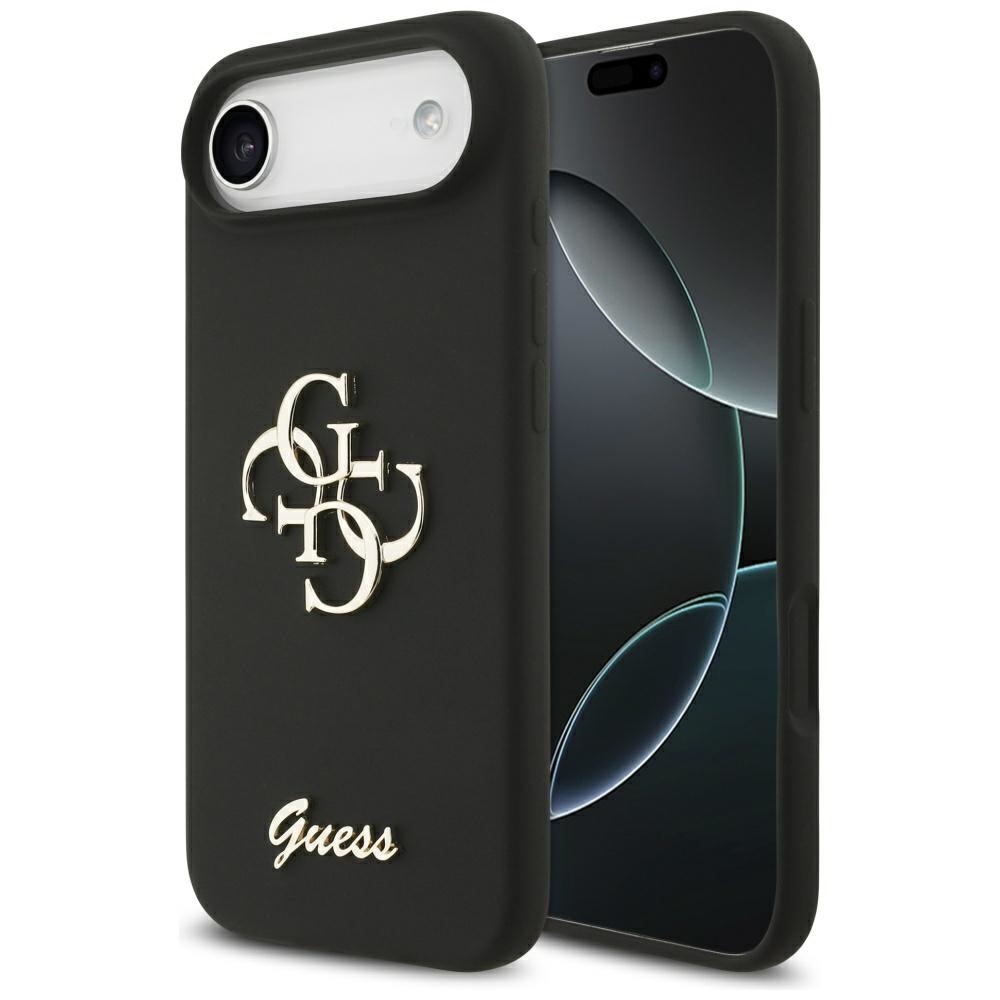 Guess Silikonhülle „big 4g Script“ Für Iphone Air, Schwarz