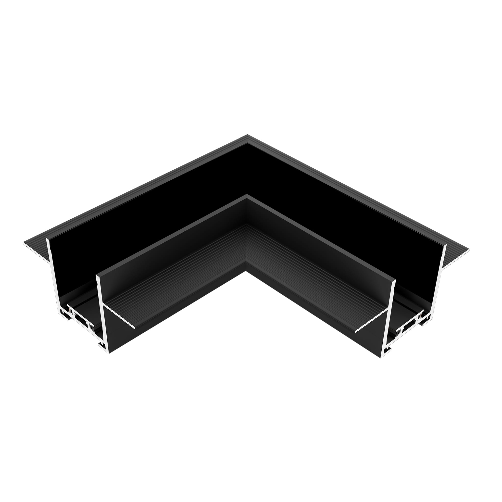 Horizontaler, Flächenbündig Montierter Winkelverbinder Für Gipskartonplatten Für Magnetschienen Slim Track 24vdc Dl16