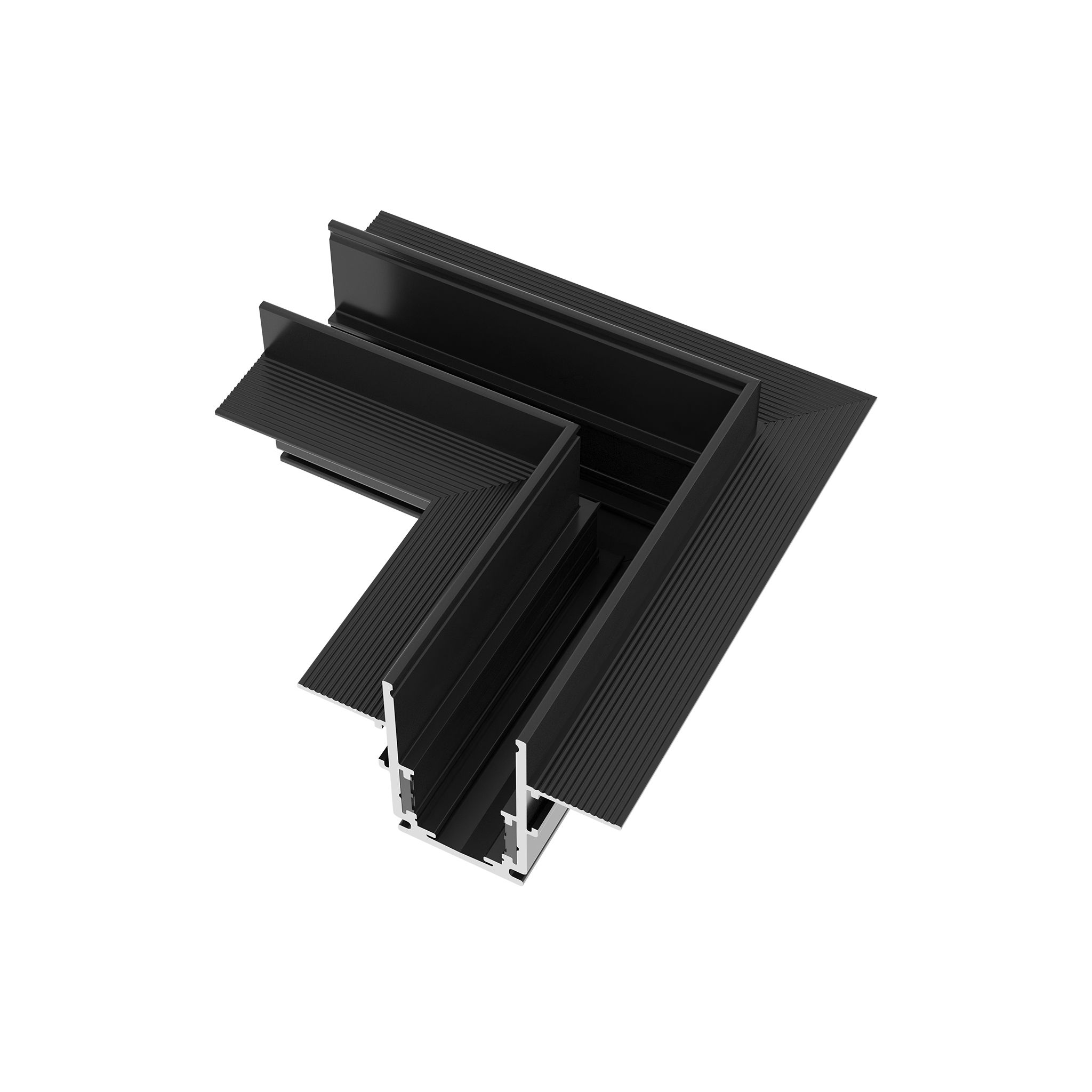 Horizontaler, Flächenbündig Montierter Winkelverbinder Für 12,5 Mm Gipskartonplatten Für Smart Track 48vdc Magnetschienen