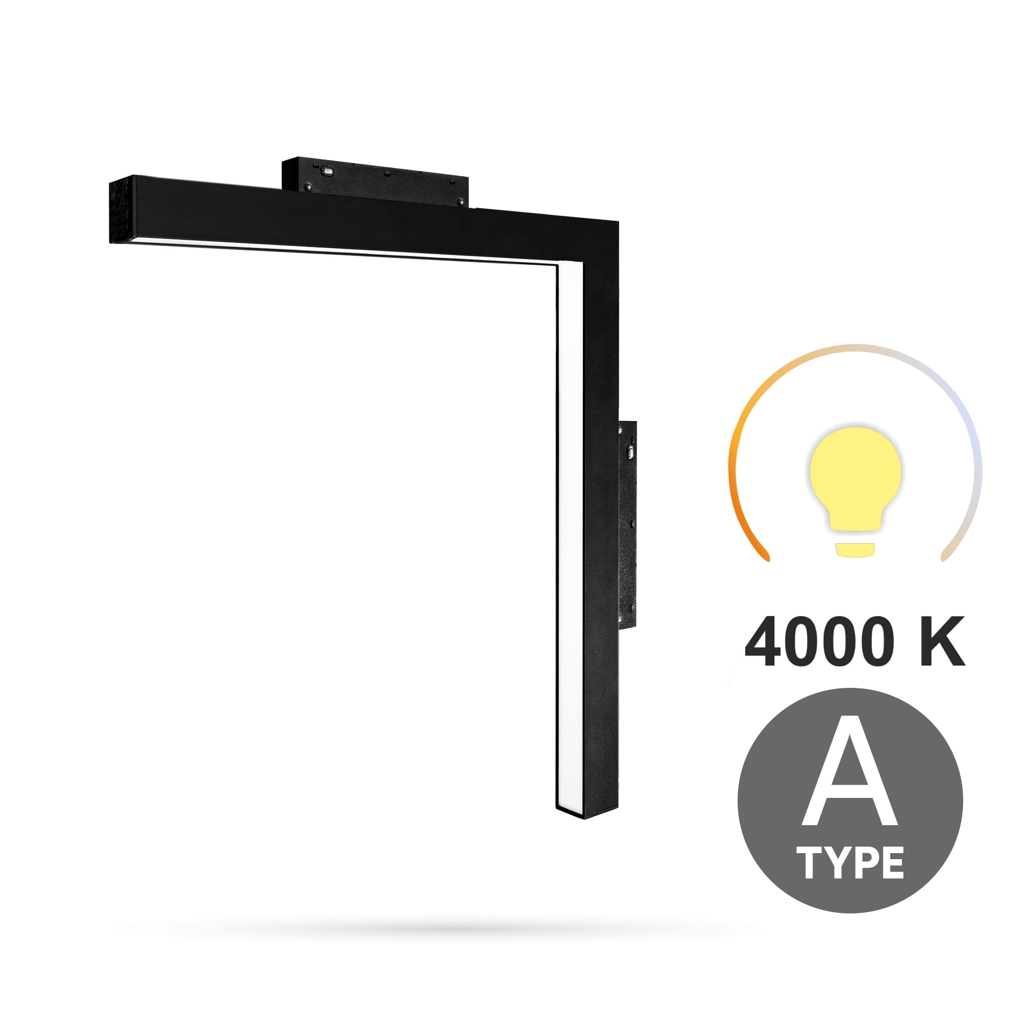 Ultron Led-vertikalstrahler 16 W 4000 K Neutralleiter Typ A Für Magnetschienen Smart Track 48 V Dc