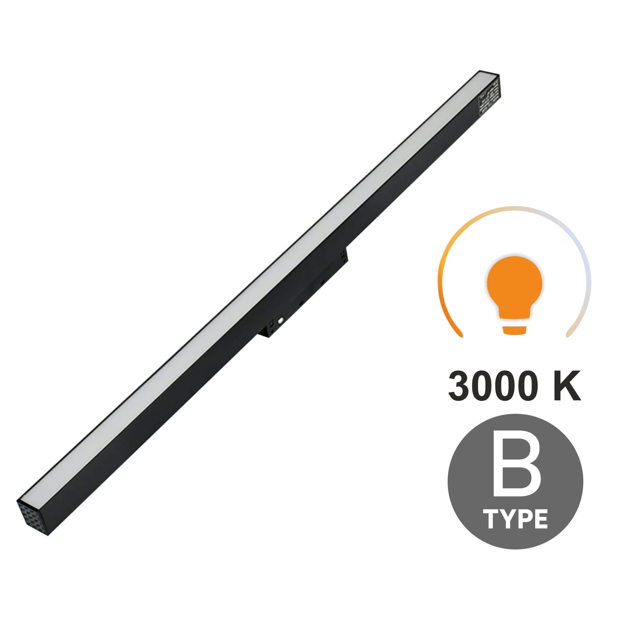 Led-flutlicht 20 W, 3000 K Warmweiß, Typ B, Für Smart Track Magnetschienen, 48 V Dc