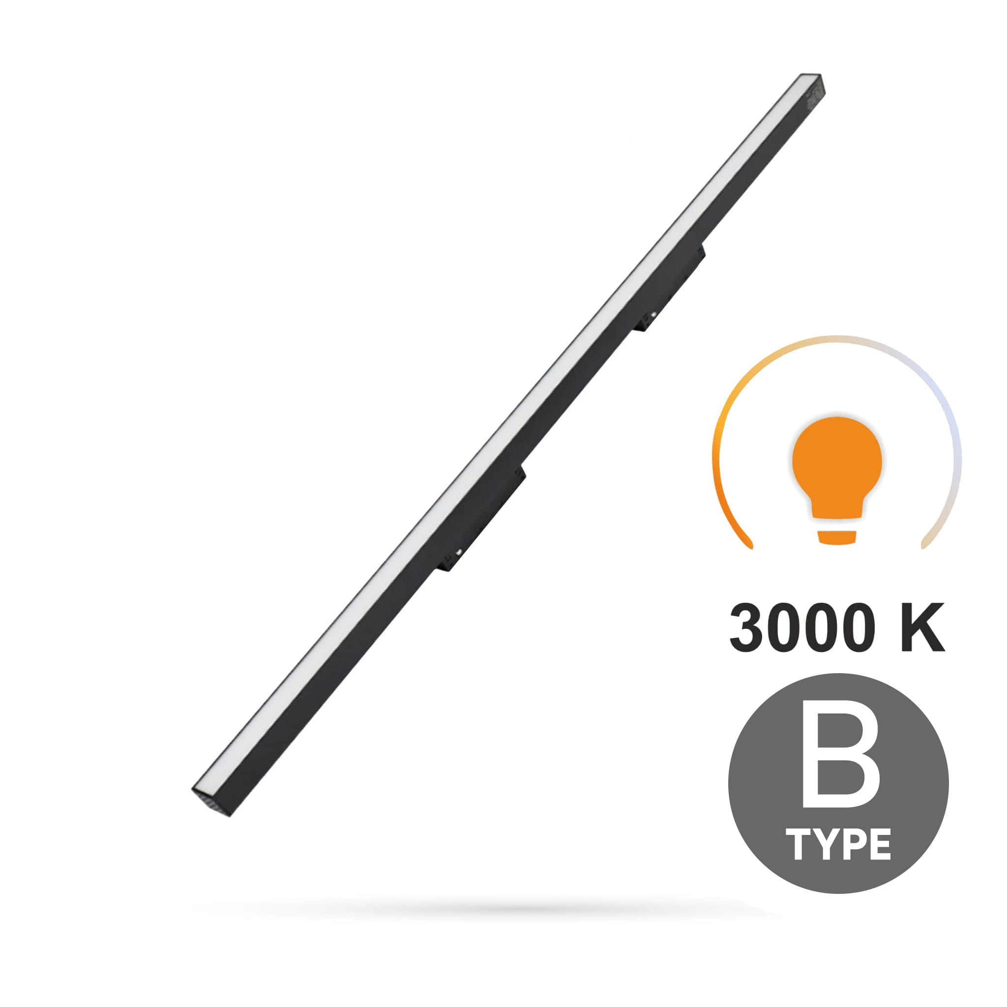 Led-flutlicht 30 W, 3000 K, Warmweiß, Typ B, Für Magnetschienen Smart Track 48 V Dc