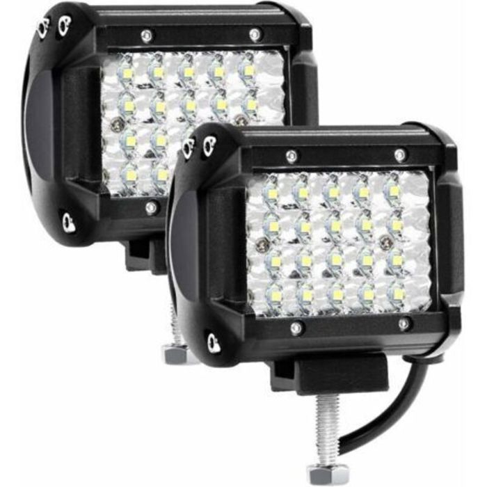 Zwei 4-zoll-led-scheinwerfer, 72 W, 12 V, Wasserdicht Nach Ip67, 27000 Lm, Spot-/flutlicht, Geeignet Für Fahrzeuge Und Boote.