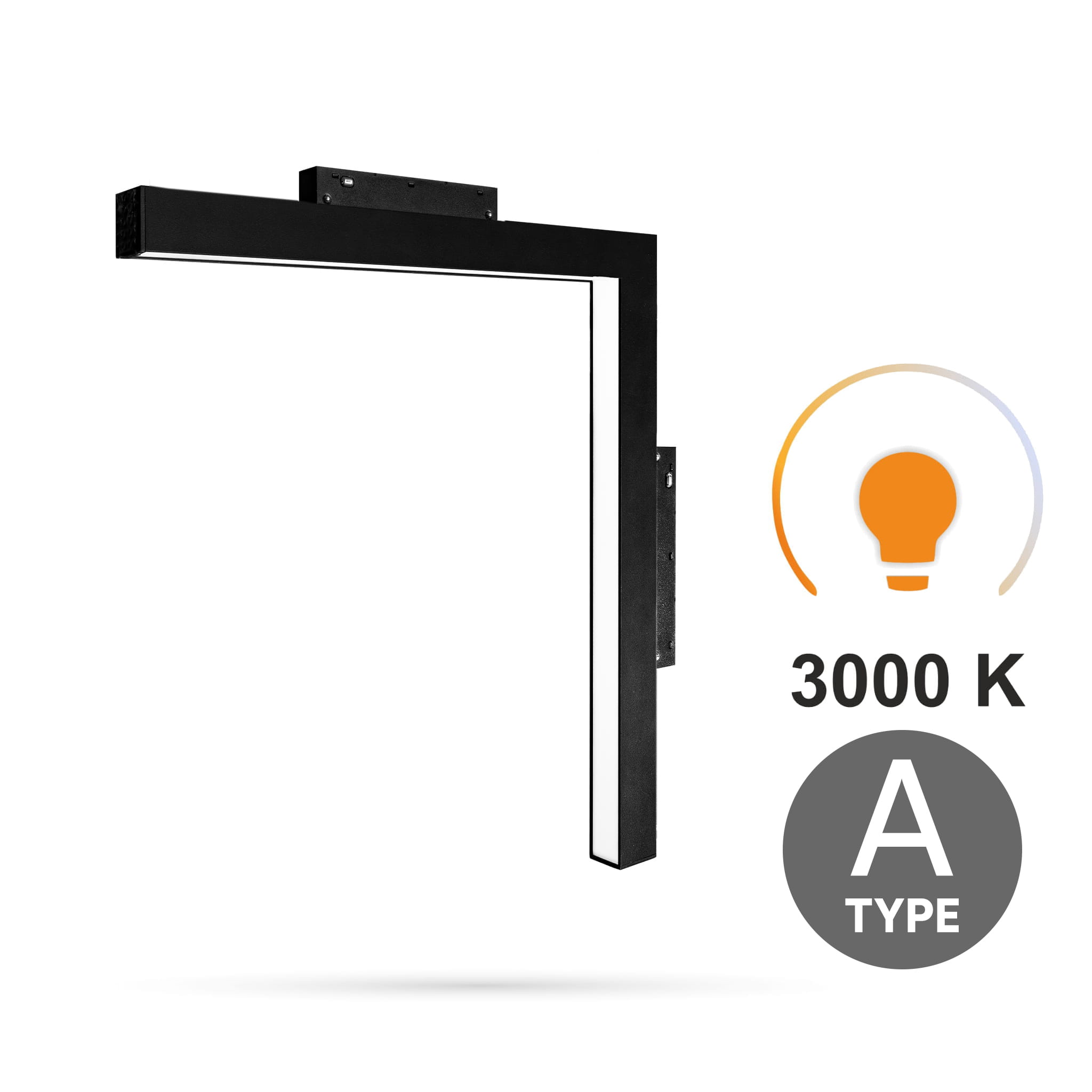 Ultron Led-vertikalstrahler 16 W, 3000 K, Warmweiß, Typ A, Für Magnetschienen Smart Track 48 V Dc