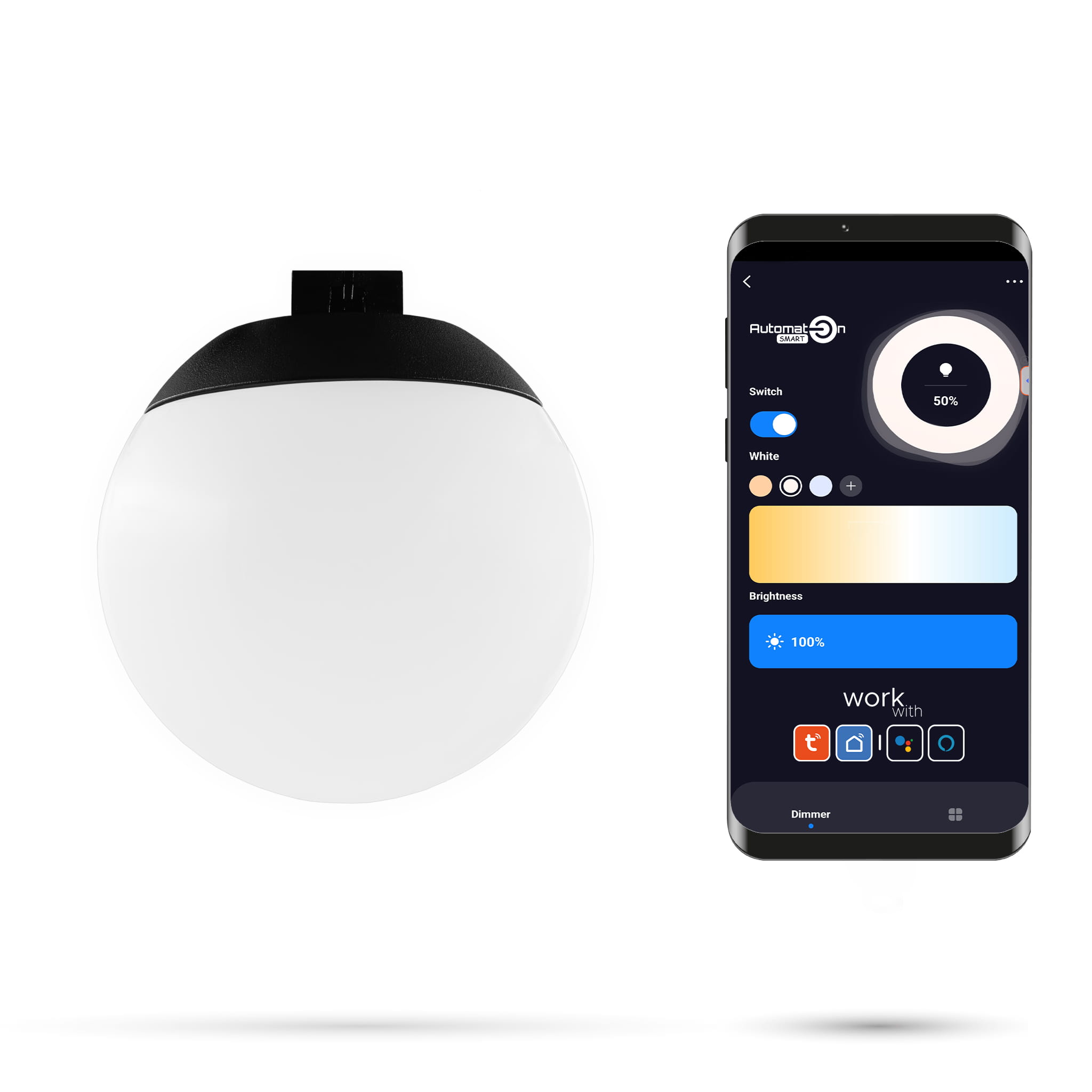 Zigbee Tuya Kula 6w Dp95 Lampe Für Fiberflex-gurtschienen 48vdc 3000-6000k Dimmbar