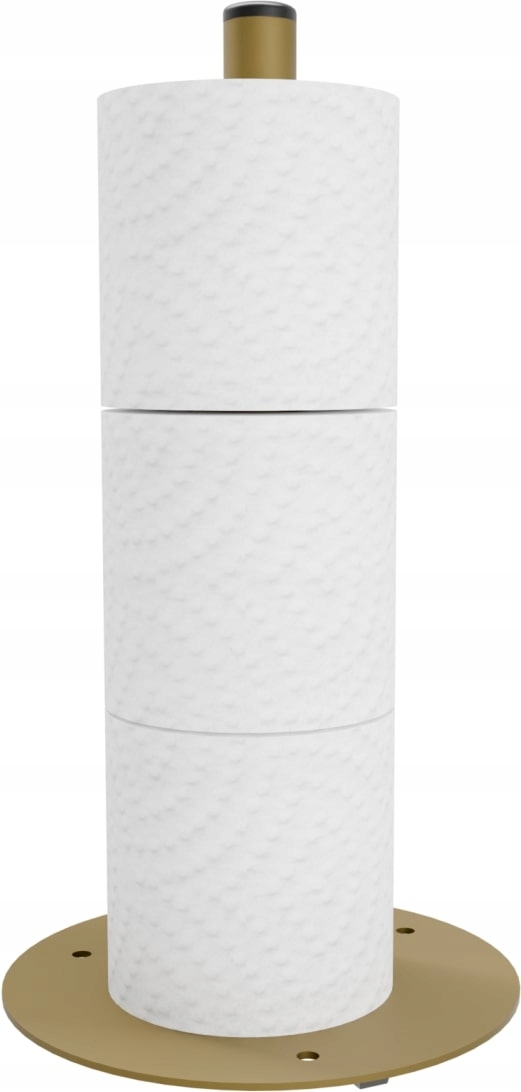 Badezimmer-toilettenpapierhalter, Stabiler Metallständer, Goldfarben