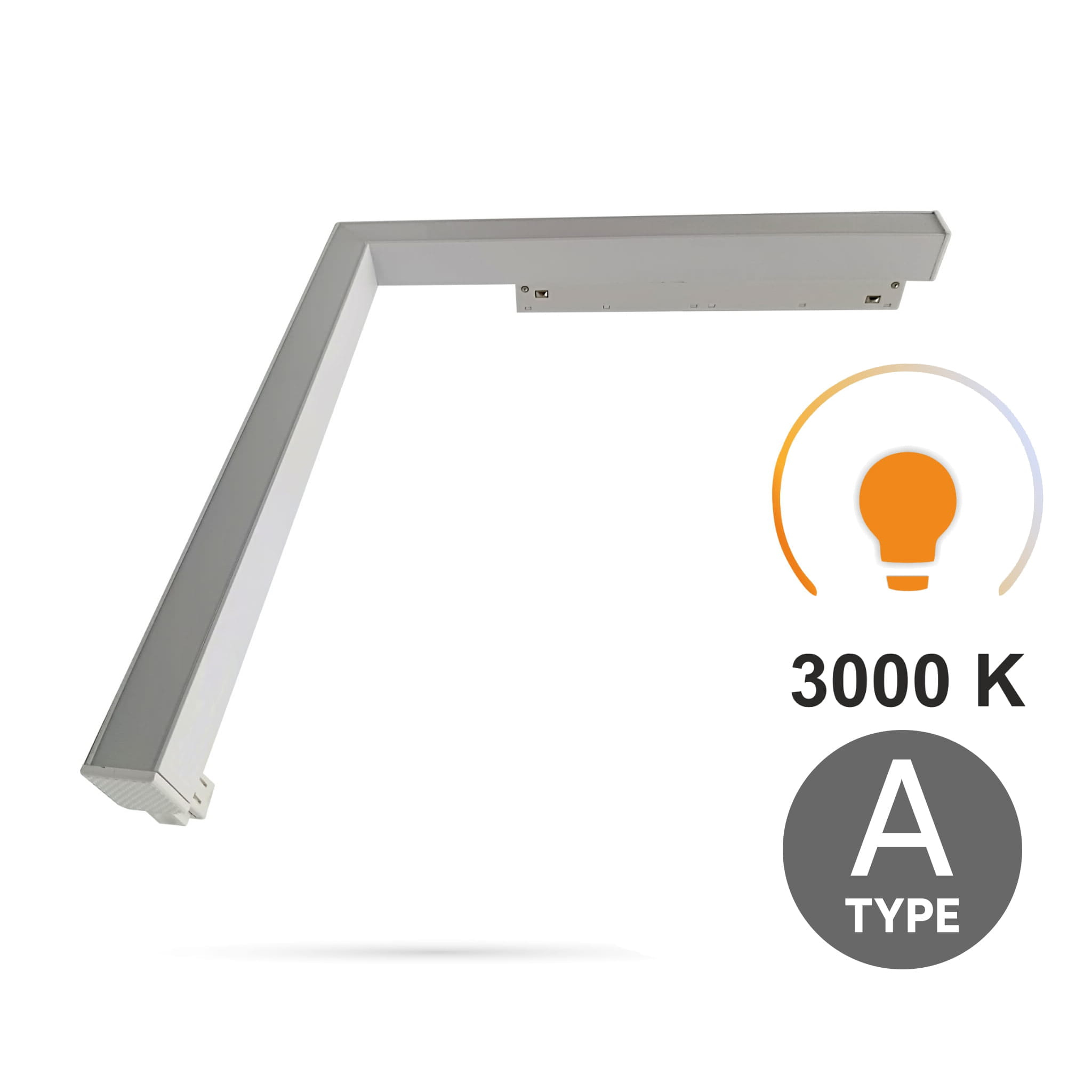 Ultron 16w 3cct Warmweißer Led-linearstrahler Typ A Mit Horizontalem Abstrahlwinkel Für Smart Track Magnetschienen 48vdc
