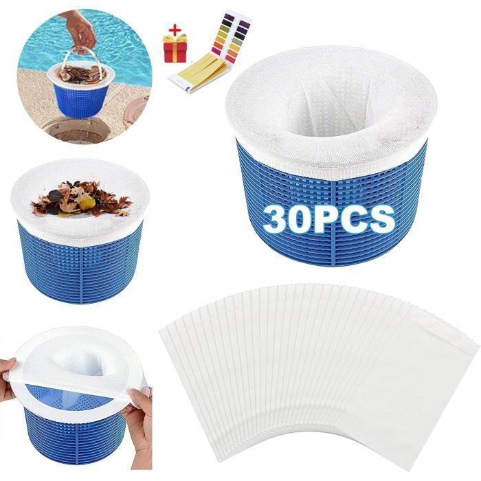 30er-packung Poolskimmer-filterbeutel, Poolfilterbeutel, Staubschutzhülle 13 X 22 Cm