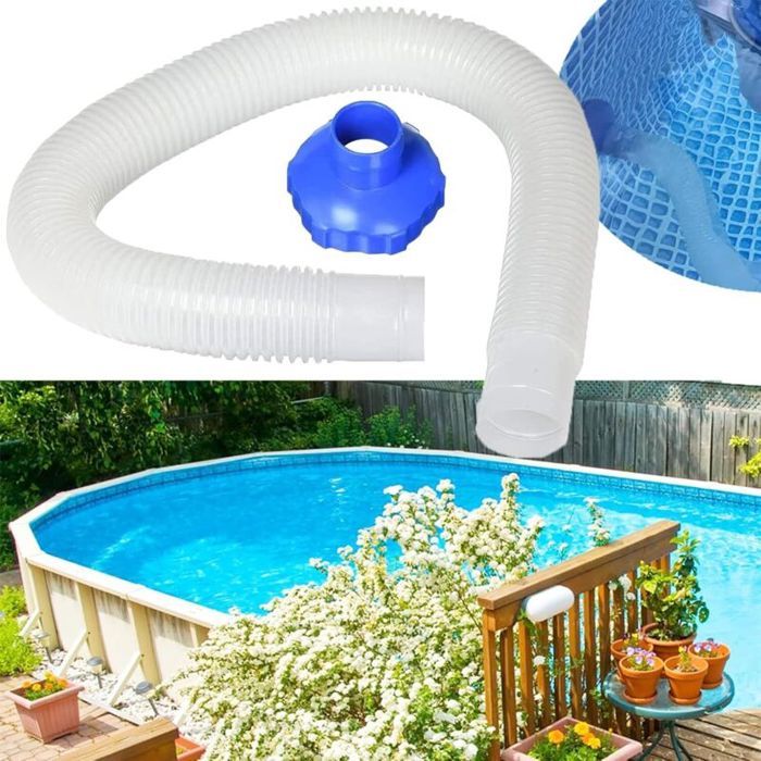 Poolskimmer-adapter Und Schlauchset, 70 Cm, 1,5 Zoll, Kompatibel Mit Den Marken In-tex Und Best-way.