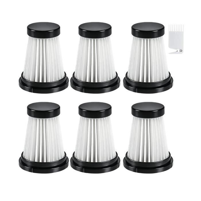 Sechs Filter Für Moosoo K12 - K12 Pro - K13 Staubsauger Und Genius Invictus One 1.0-2.0 Handstaubsauger.
