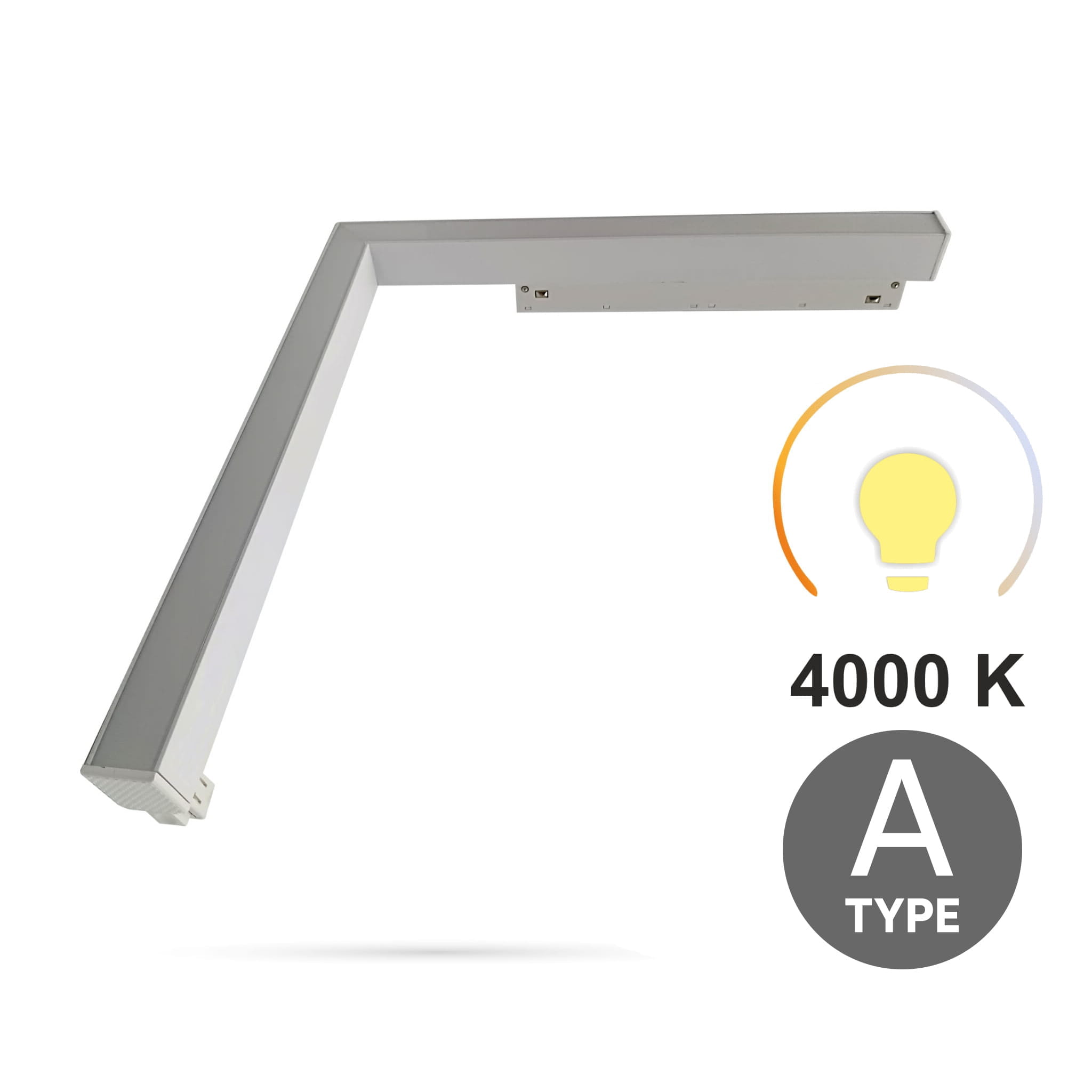 Ultron 16w 4000k Weiße Led Horizontalwinkel Linearer Strahler Neutralleiter Typ A Für Smart Track Magnetschienen 48vdc