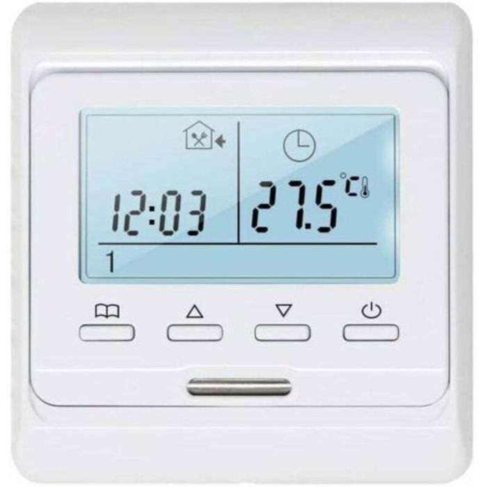 Programmierbarer Raumthermostat 16a Mit Sonde, Geeignet Für Elektrische Fußbodenheizung, Digitale, Präzise Steuerung.