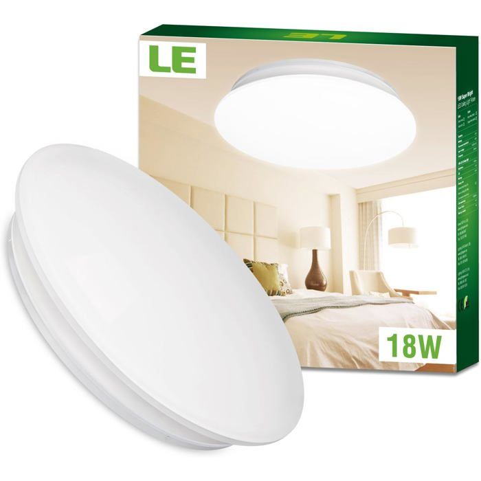 18-w-led-deckenleuchte, 36 Cm Durchmesser, Warmweißes Licht, 3000 K