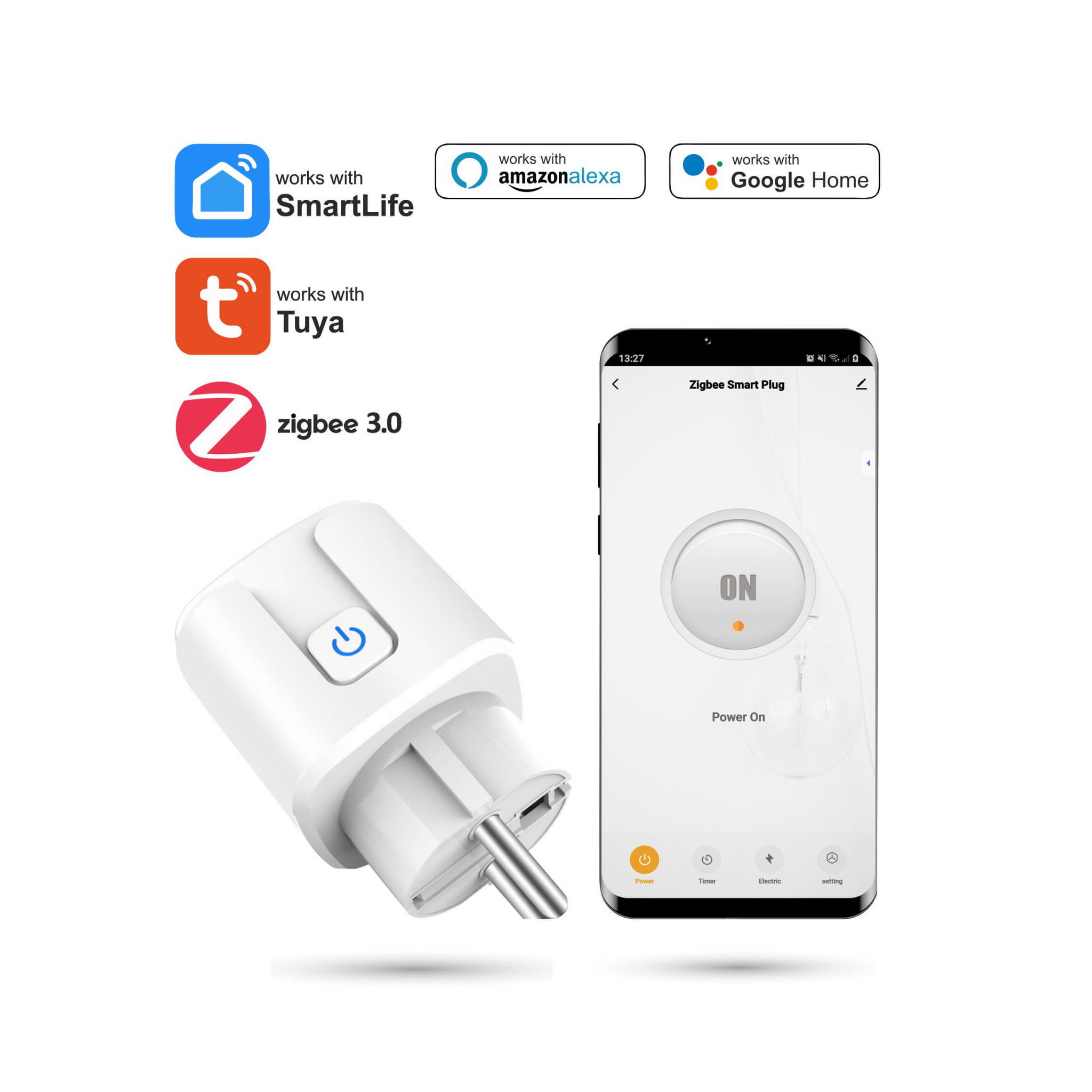 Tuya Smartlife Zigbee Smart-steckdose
