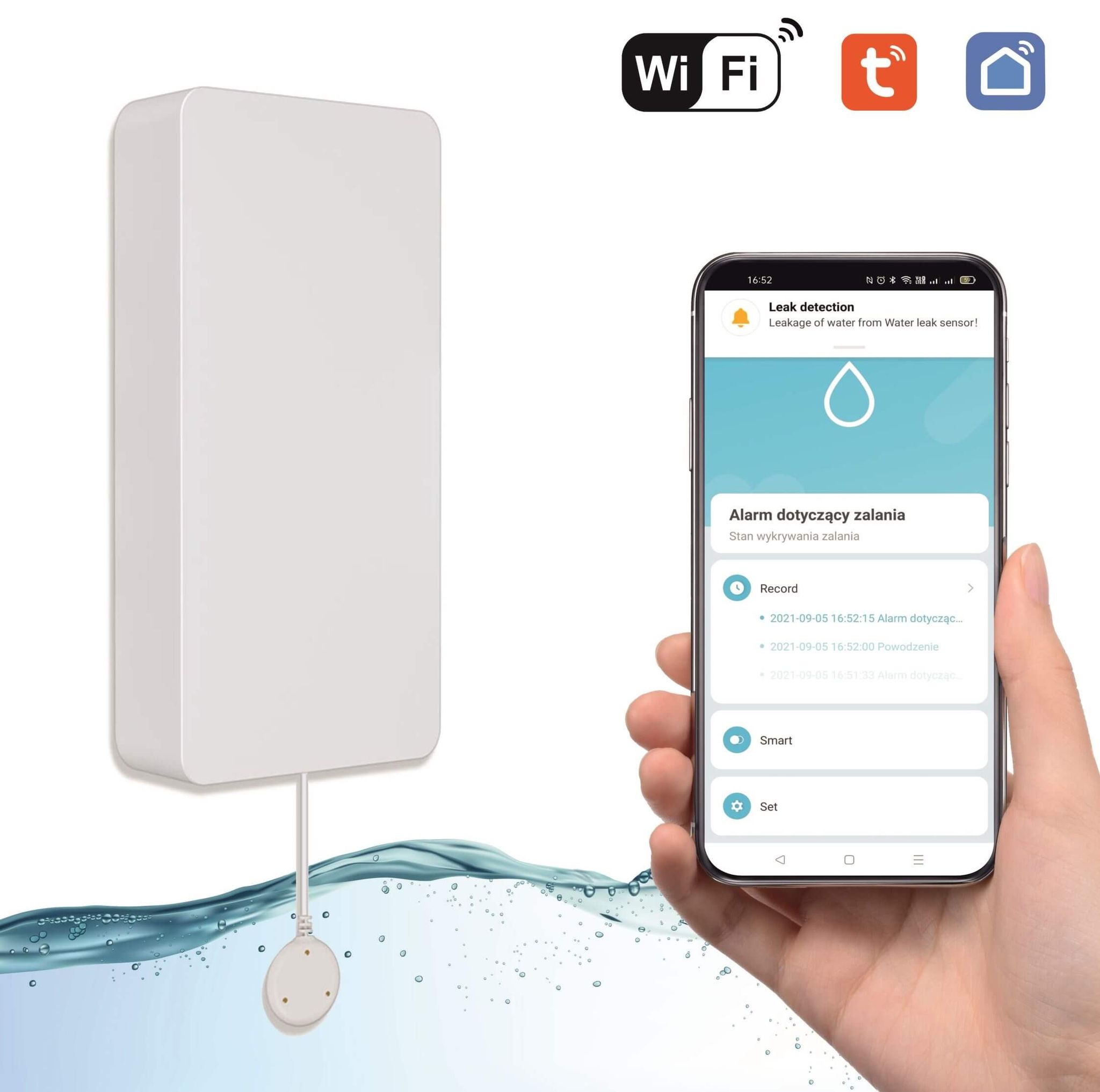 Tuya Smartlife Neo Wifi-hochwassersensor