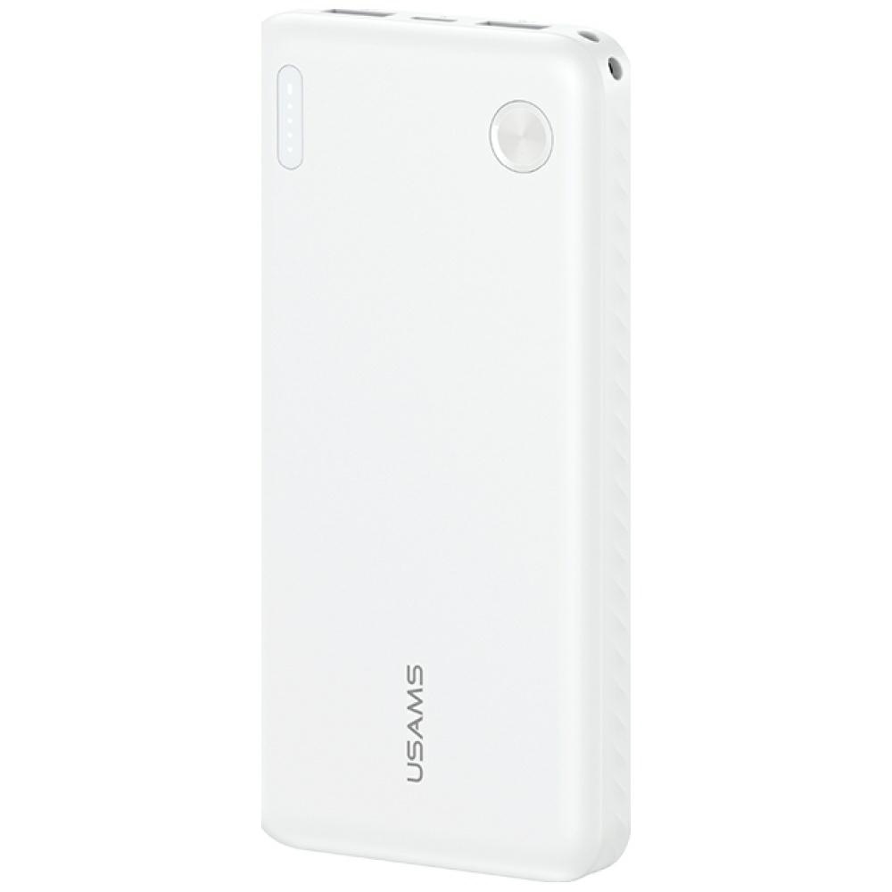 Powerbank Usams Pb83 2xusb-a 1xusb-c 10000mah Weiß