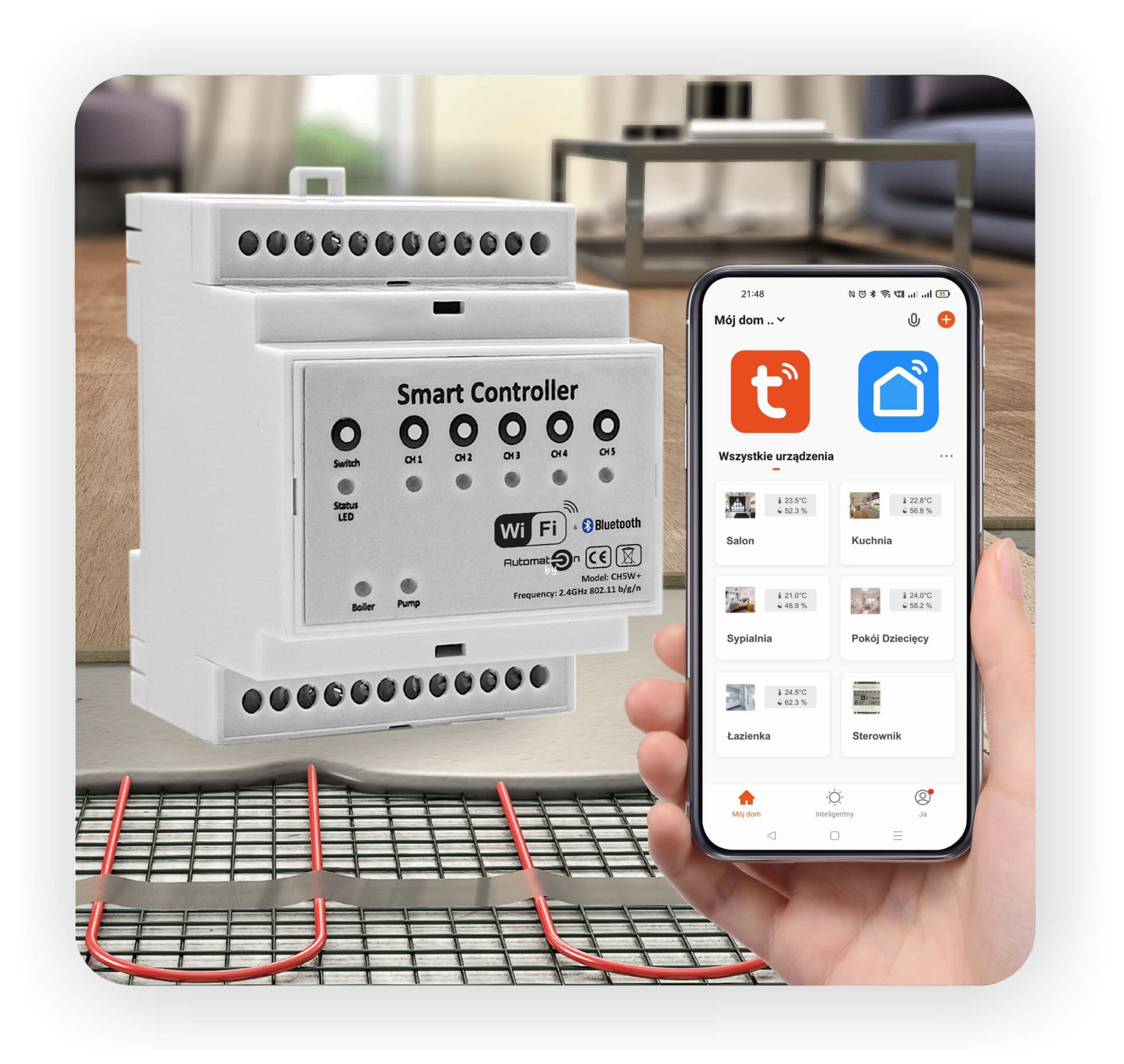 Tuya Wlan-fußbodenheizungsregler