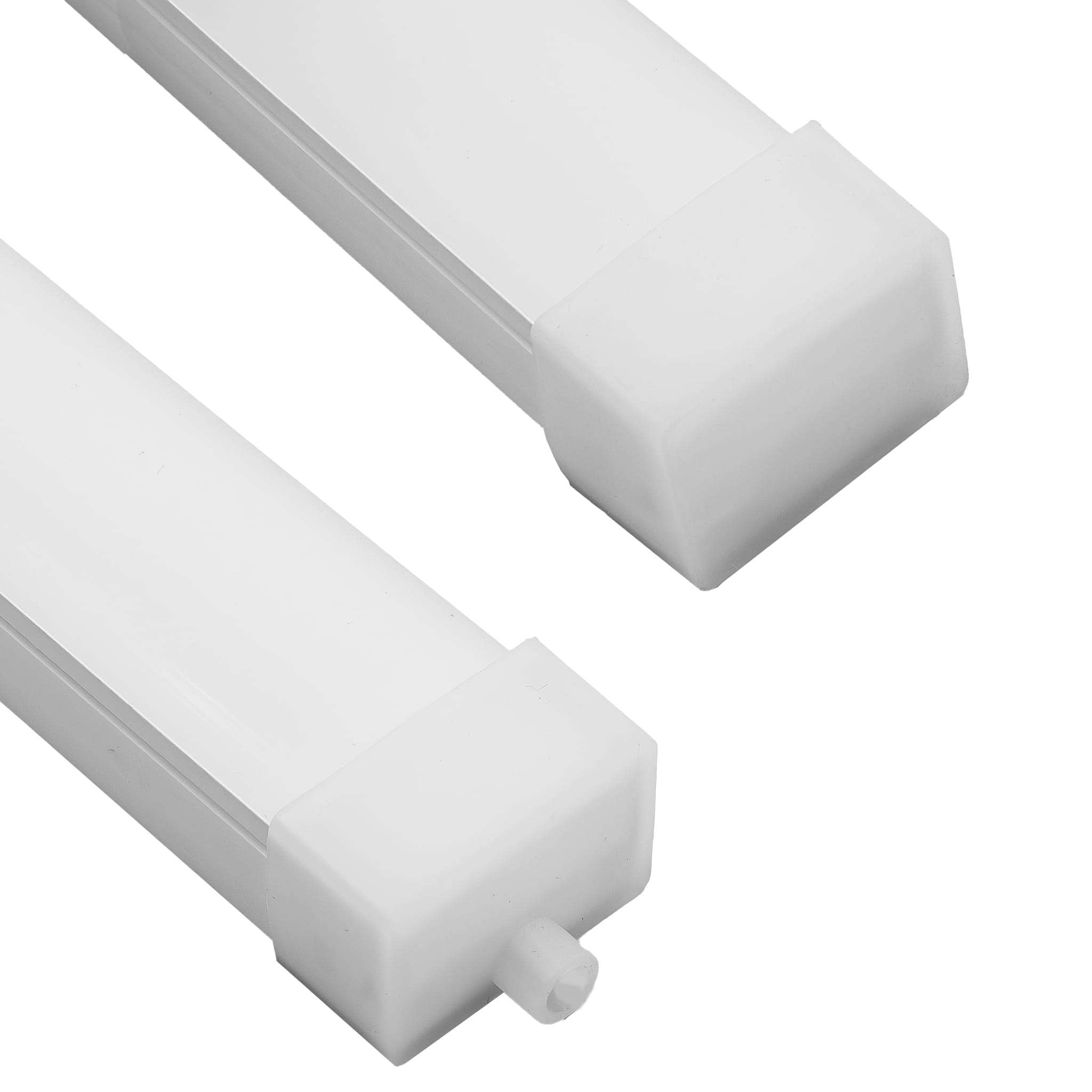 Weiße Endkappe Für Flexibles Silikon-led-profil, Weiß, 30 X 20 Mm, Set