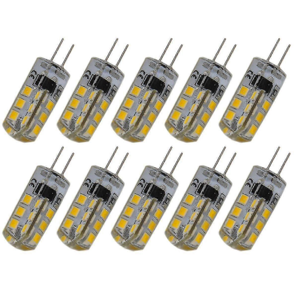 10er-pack G4 Led-lampe 2,5 W 180 Lm 3000-3500 K Warmweiß Ac 220 V Smd2835 (24 Leds)