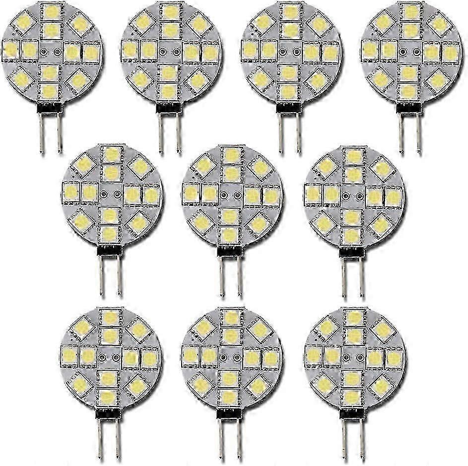 G4 12v 20w 6000k Kaltweiße Led-lampen (10er-pack) Nicht Dimmbar, Halogenlampen-ersatz